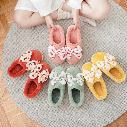 Pure Cotton Slippers Cute Slippers Keep Warm and Comfortable In Autumn and Winter Indoor Non-slip