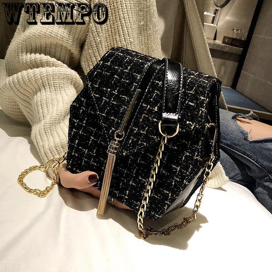 Trend color contrast shoulder bag fashion wild Messenger bag small square bag summer handbag