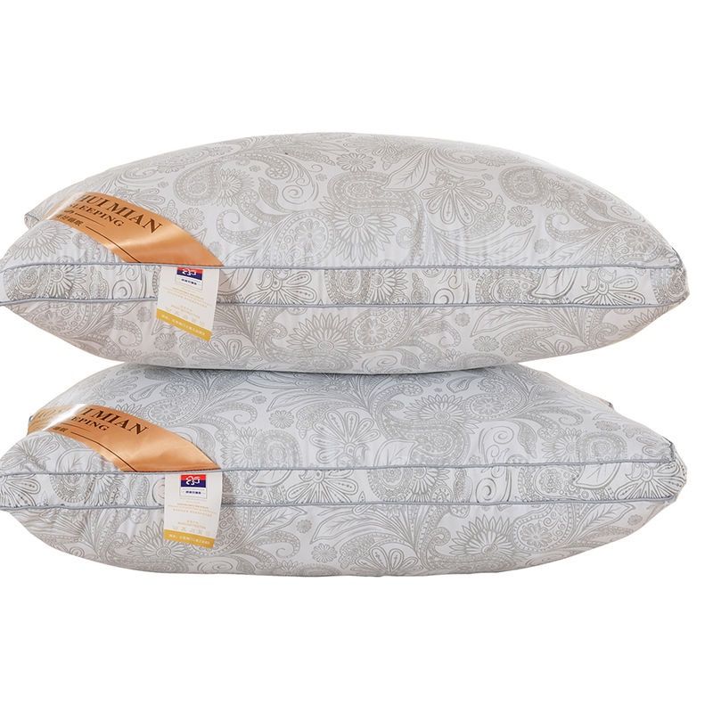 Household Pillow Hotel Pillow Cores Neck Protection Single Pillow Core Student Adult Sleeping Pillow