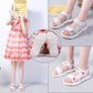 Girls Boys Sandals Children Sandals Women Summer Open-toed Breathable Lightweight Non-slip Soft-soled Beach Shoes