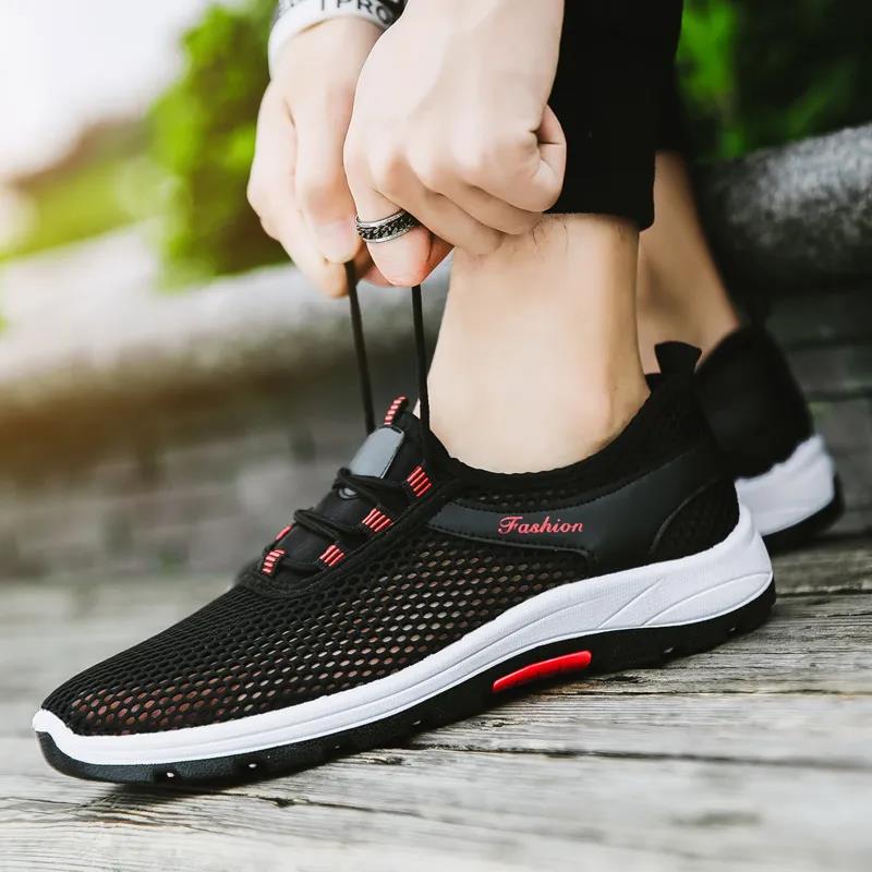 36-44 Women's Spring Large Size Solid Color Breathable Sneakers Men's Lightweight Soft Flat Heel Running Sports Shoes