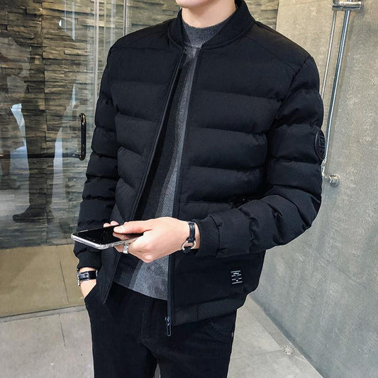 Medium and long section Cotton clothing Large size Down jacket Trend Leisure Men's clothes Winter