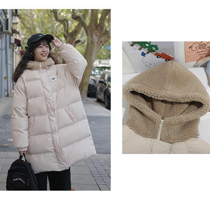 Winter Hooded Cotton-padded Jacket Bread Jacket Women's Mid-length Winter Loose Padded Jacket Cotton-padded Jacket Thick Warm Jacket