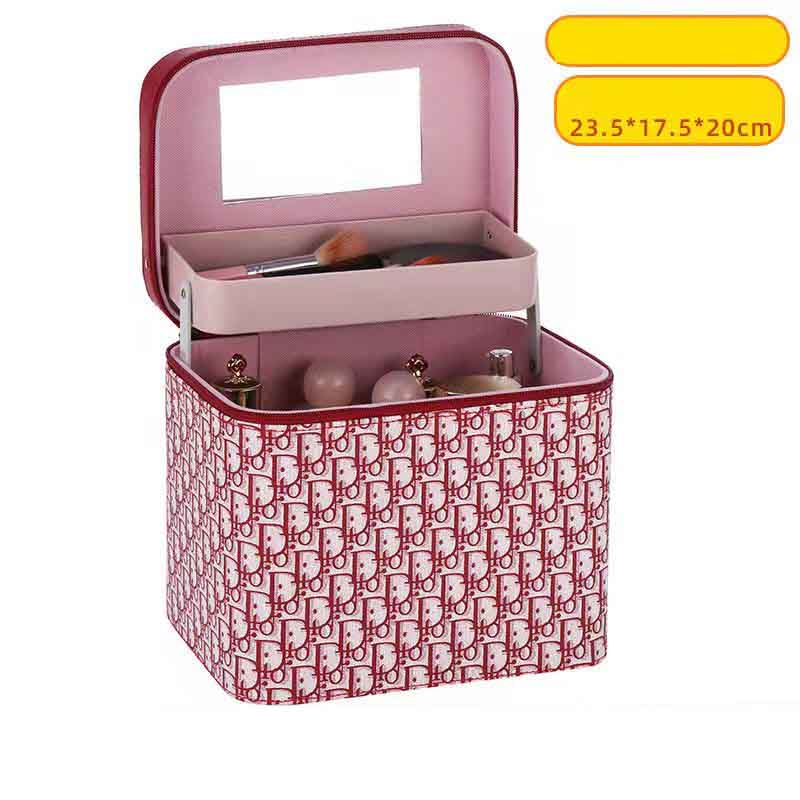 Cosmetic Bag Fashion Multifunctional Portable Cosmetic Storage Box Multi-layer Travel Storage Box