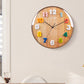 Three-dimensional Digital Children's Room Wall Clock Mute Bedroom Creative Art Clock Modern Minimalist Quartz Clock