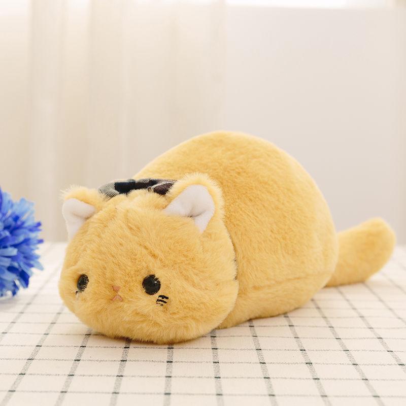 Lovely Little Cat Plush Doll Super Soft Cat Plush Doll Pillow Cute Kids Sleeping Plush Doll Gifts