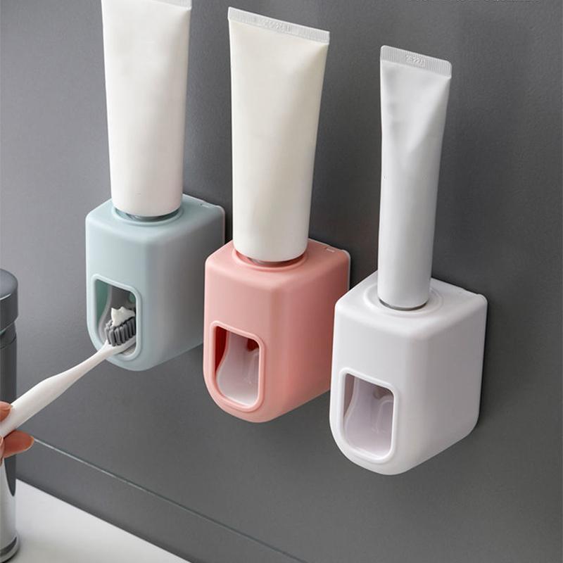 Toothpaste Free Punching Bathroom Wall Hanging Detachable Lazy Facial Cleanser Creative Home Automatic Squeezer