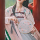 Traditional Improved Hanfu Female Costume Jade Rabbit Embroidery High-waisted Bust Skirt Retro Daily Chinese Clothing Campus Chinese Style