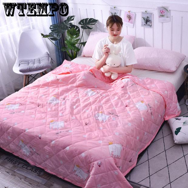 Quilted Dormitory Home Bedding Fashion Summer Air Conditioning Was Comfortably Thin In Summer