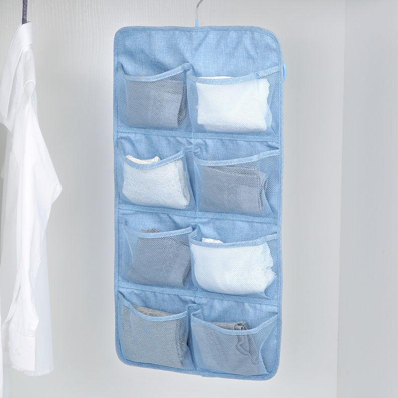 Single-sided Underwear Socks Storage Bag Wall-mounted Storage Bag Hanging Behind The Wardrobe Door Cabinet Door Hanging Bag Small Article Storage Bag