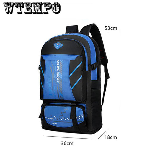 65 Liters Large Capacity Backpack Sports Outdoor Travel Backpack Mountaineering Luggage Bag