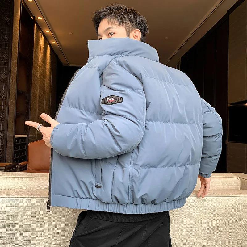 Thick Down Down Padded Jacket Men's Winter Jacket Stand-up Collar Short Large Size Trendy Padded Jacket Men's