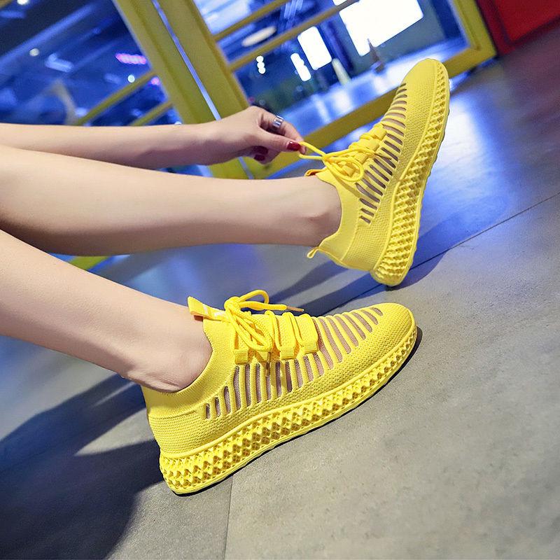 Women Vulcanized Summer Running Shoes 2020 Female Slip on Sneakers Mesh Breathable Sports Shoes Women's Athletic Footwear