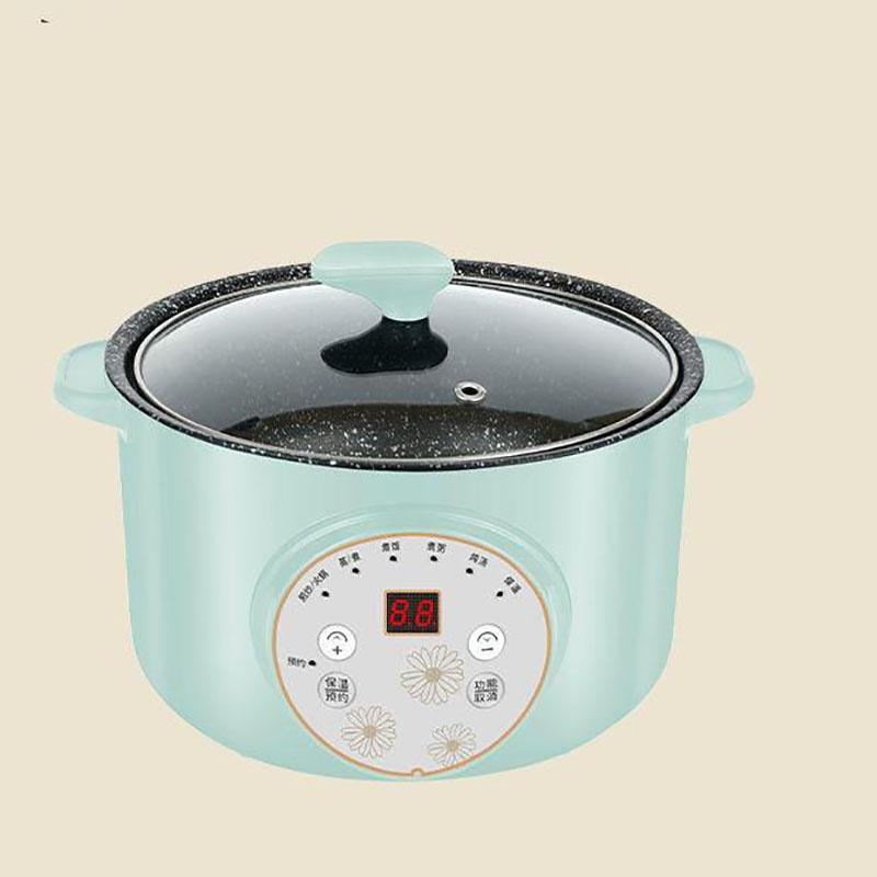 Electric Skillet Non-stick Pan Multi-function Electric Frying Steaming Pot Household Rice Cooking Pot Dormitory Small Electric Pot