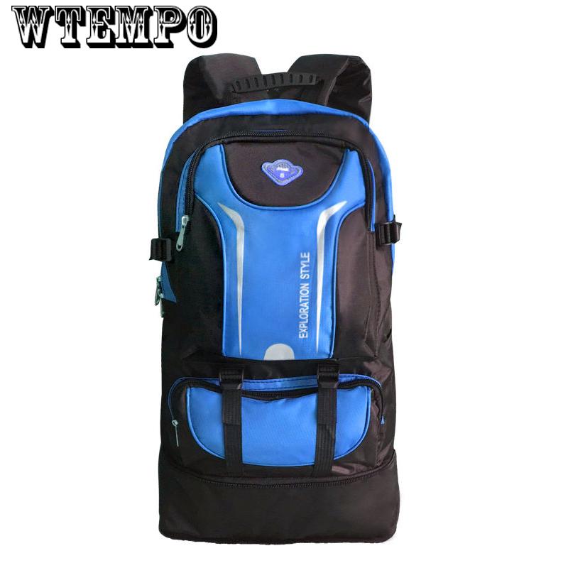 65 Liters Large Capacity Backpack Sports Outdoor Travel Backpack Mountaineering Luggage Bag