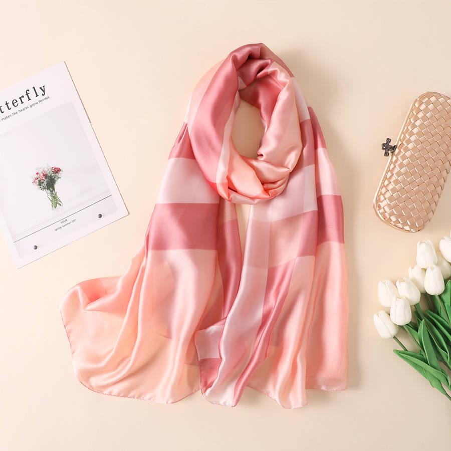 Scarves Ladies Autumn Winter Silk Professional Square Women Scarf