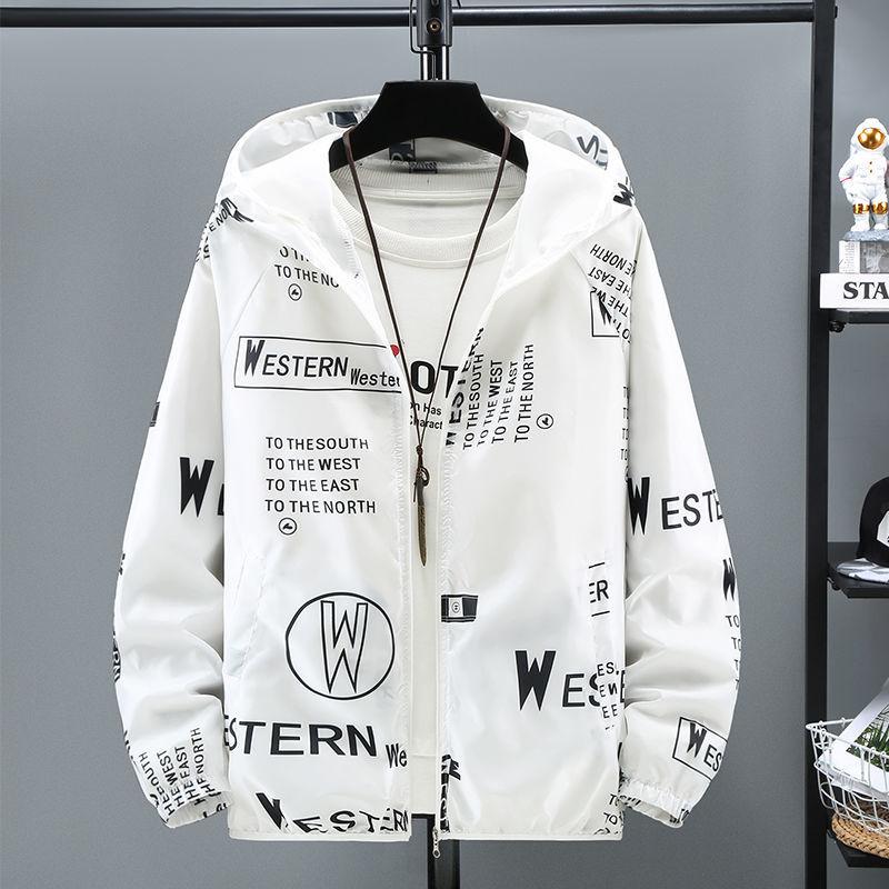 Men's Summer Jacket Loose Anti-ultraviolet Ultra-thin Breathable Top