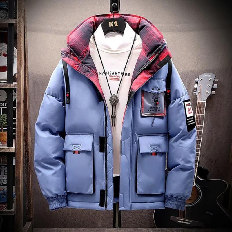 Men's Cotton Winter Warmth and Thick Winter Jacket Men's Casual Winter Jackets Down Padded Jacket