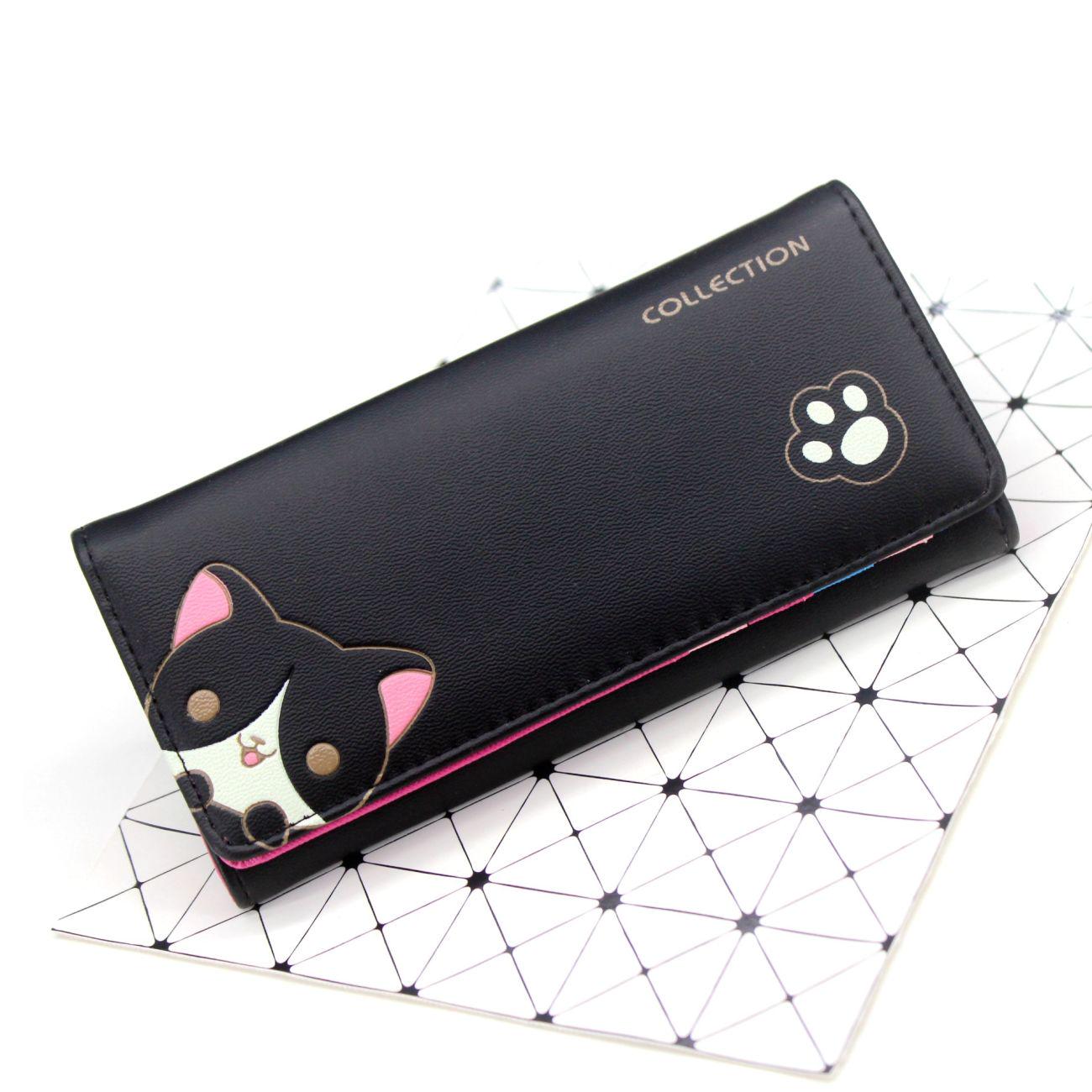 Wallet Girls Japanese and Korean Student Cartoon Wallet Girls Hold Wallets Thin Wallet