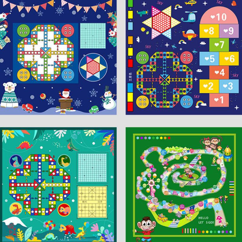 Cartoon Cute Nursery Blanket Crawling Bedside Anti-fall Blanket Puzzle Game Children's Carpet