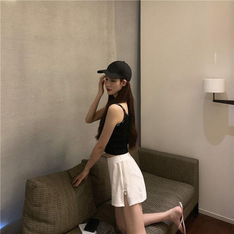 Sports Shorts Women Spring and Summer Korean Style Loose High Waist Casual All-match Outer Wear A-line Wide-leg Pants