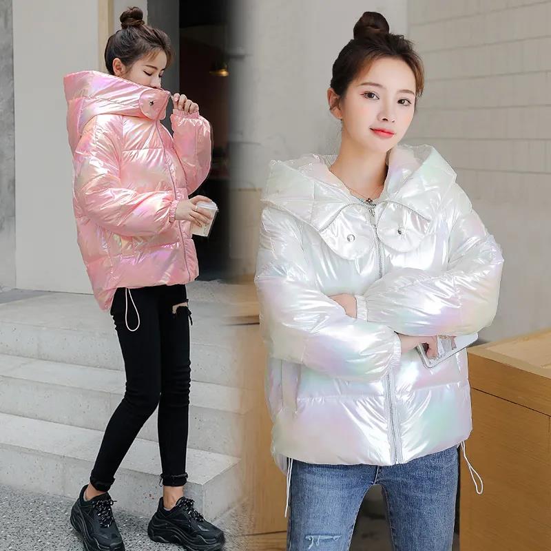 Disposable Bright Face Cotton Clothes Women's Colorful Bread Clothes Korean Version Loose Fairy Temperament Regular Models