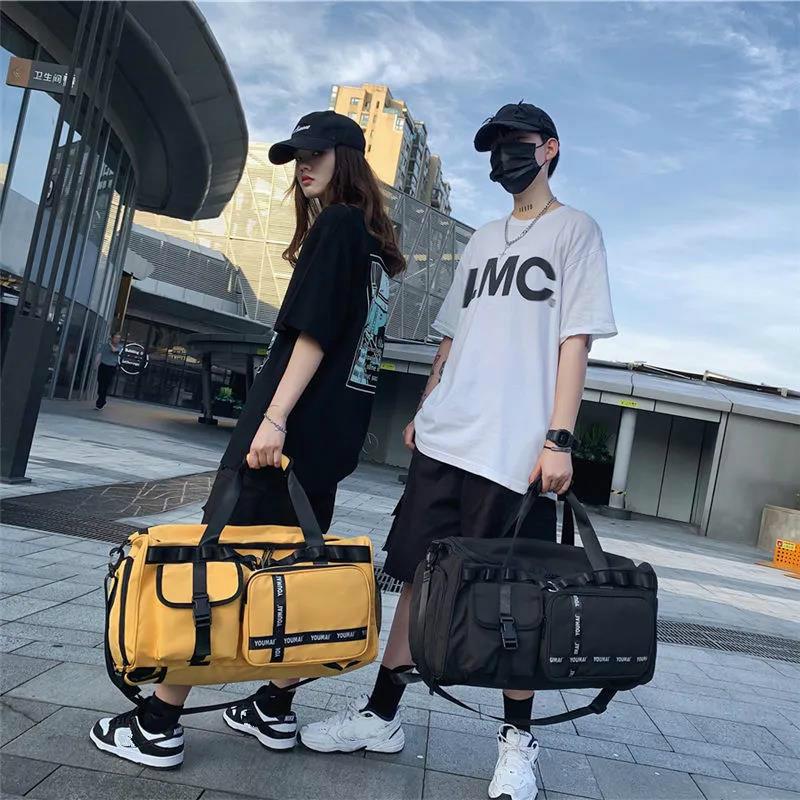 Men's Backpack Multifunctional Travel Bag Large Capacity Ladies Dry and Wet Separation Gym Bag Travel Duffel Bag