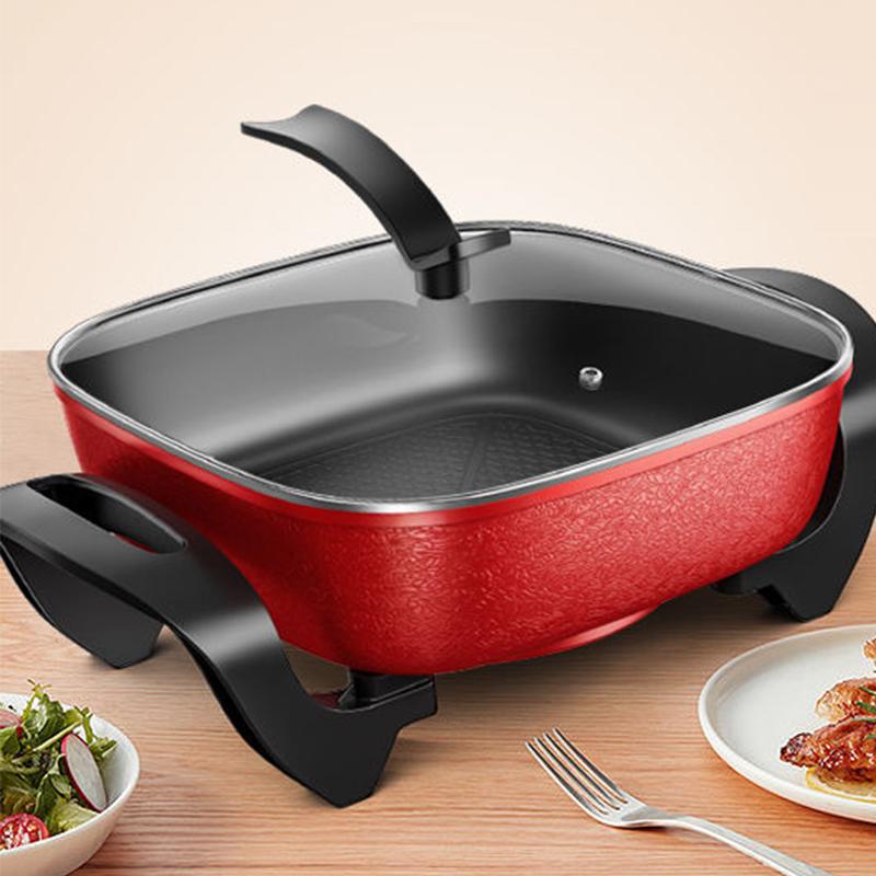 Electric Cooker Household Electric Pot Multi-function Cooking Pot All-in-one Electric Frying Pan Roasting Non-stick Pan