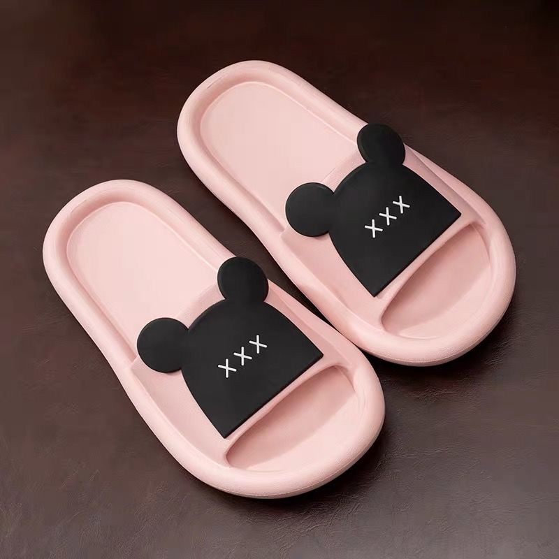 Slippers for Outer Wear Home Non-slip Bathroom Bath Sandals and Slippers Cute Light and Soft Slippers Beach Sandals