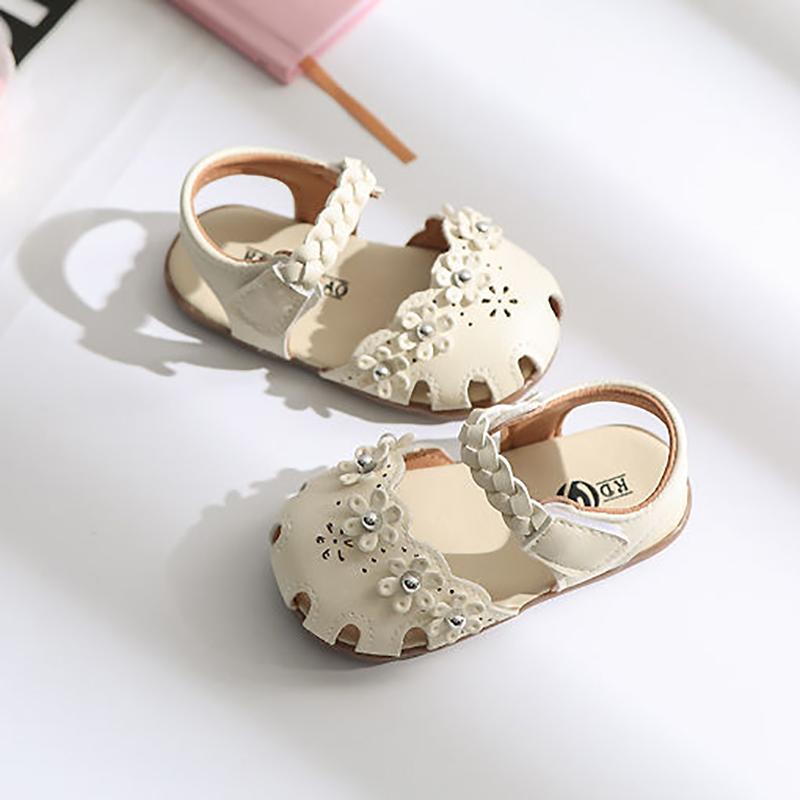 Children's Tendon-soled Sandals 2021 Summer New Girls Princess Shoes Anti-kick Soft Bottom Baby Toddler Shoes