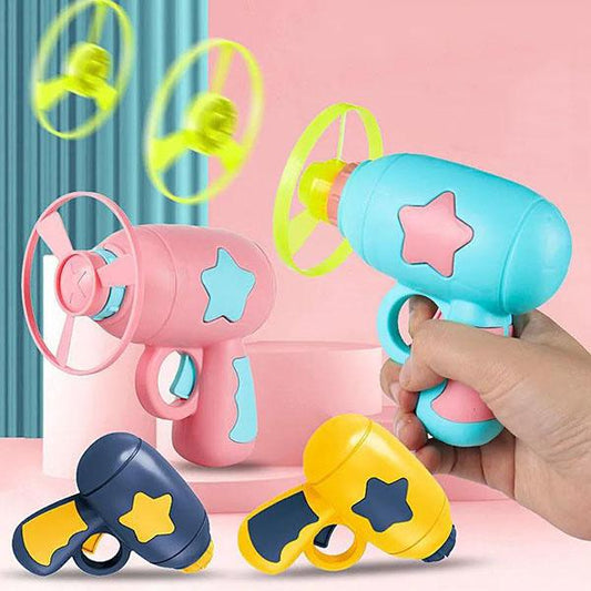 Flying Glowing Children's Toys Outdoor Casual Frisbee Boys and Girls Puzzle Parent-Child Interactive Game Toy Pistol