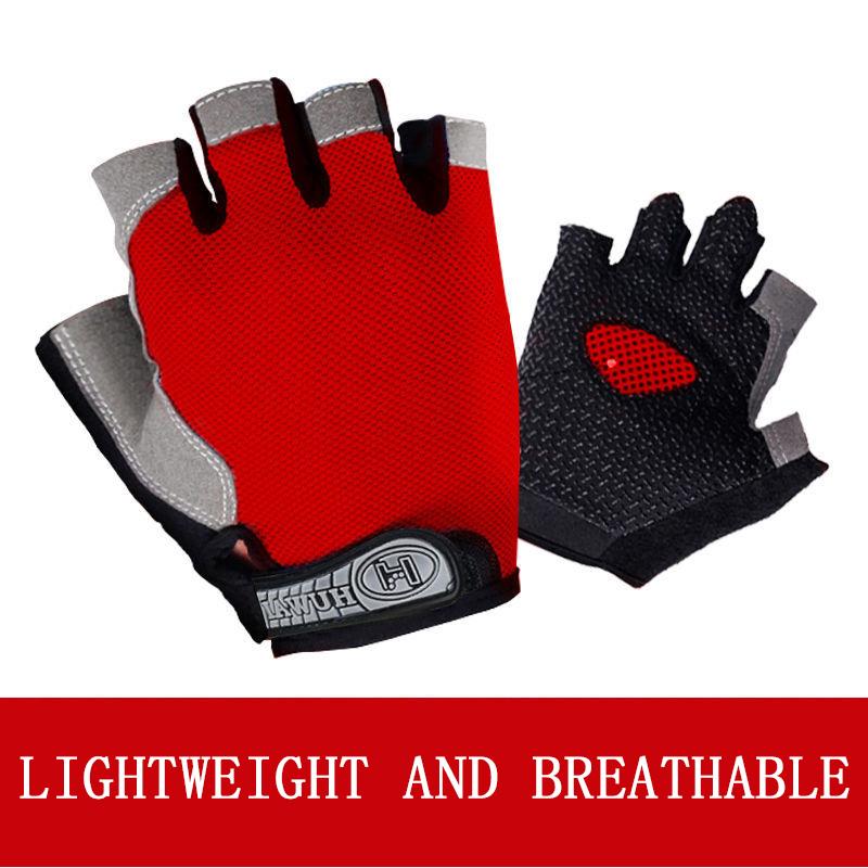 Sports Half-finger Gloves for Men and Women Non-slip Fingerless Summer Thin Mountaineering Cycling Fitness Outdoor Sports Equipment Gloves