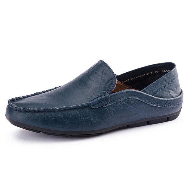 Men Shoes Genuine Leather Shoes Loafers Men Moccasins Slip On Flats Men Casual Boat Shoes Leather Te