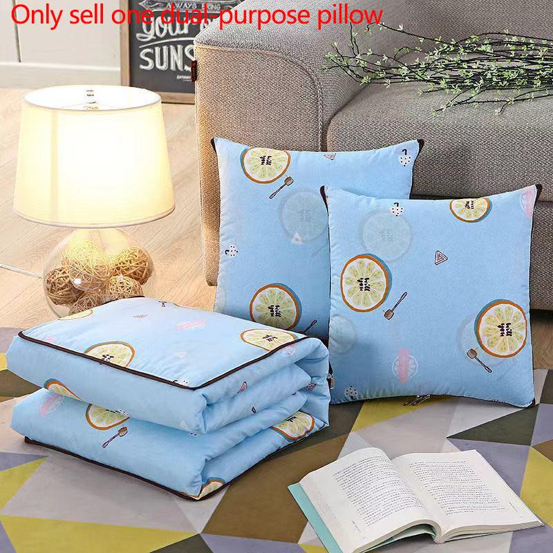 Dual-purpose Pillow Variable Quilt Home Sofa Pillow Soft and Relaxing Artifact Car Waist Pillow