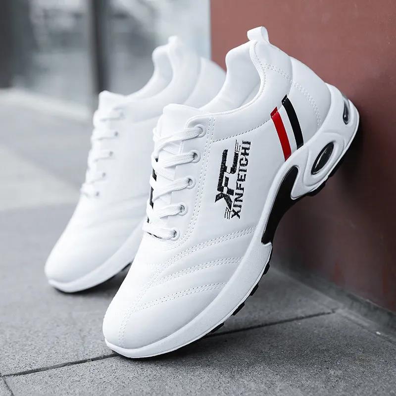 Men's Spring and Autumn Shoes Contrast Color Versatile Sports Shoes Non Slip Lightweight Flat Casual Shoes