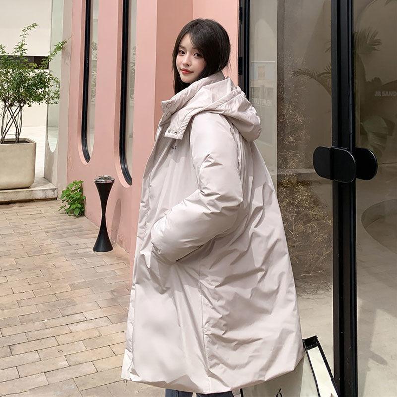 Mid-length Cotton-padded Jacket New Coat Women's Winter Korean Sports Style Cotton-padded Jacket Parker