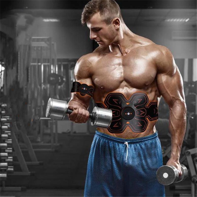 EMS Wireless Muscle Stimulator Trainer Smart Fitness Abdominal Training Electric Tool Muscle Male