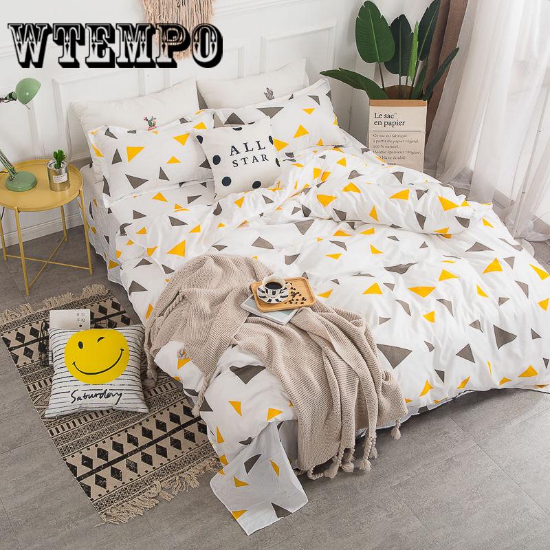 Home Textile Cartoon Kids Bed Linens Duvet Cover Pillowcase Boy Kid Teen Girl Bedding Sets