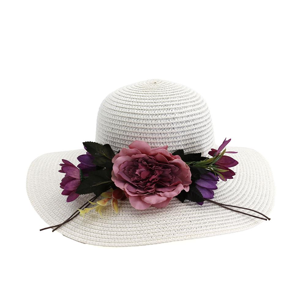 Straw hat  Cap Big Brim Ladies Summer Straw Hat Youth Hats For Women Shade Sunhat Beach Hat