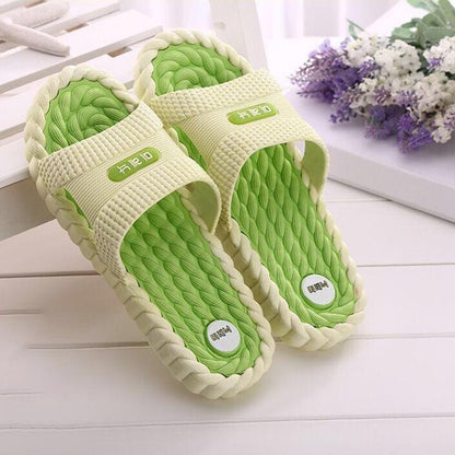 Summer Bathroom Bath Non-slip Men's and Women's Indoor Thick-soled Home Slippers Sandals and Slippers