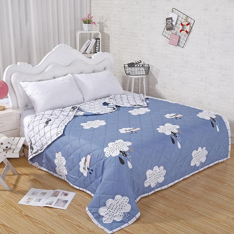 Double Air-conditioning Quilt Washed Cotton Quilt Student Single Summer Dormitory Spring and Autumn Quilt