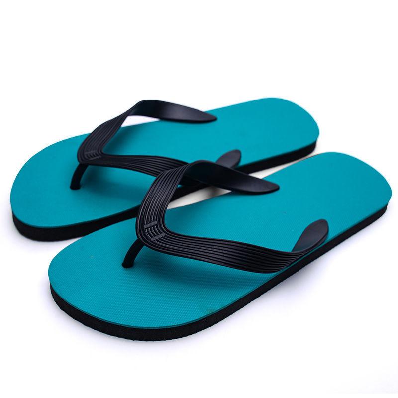 Flip-flops Men's Summer Non-slip Trend Flat Sandals Slippers Rubber Outdoor Leisure Flip-flop Beach Shoes