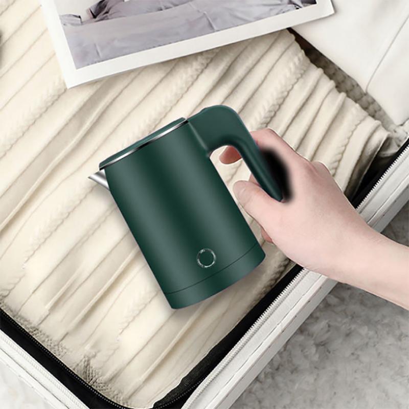 Small Electric Kettle Home Office Travel Portable Mini Kettle 304 Stainless Steel Dormitory Hotel Fast Kettle