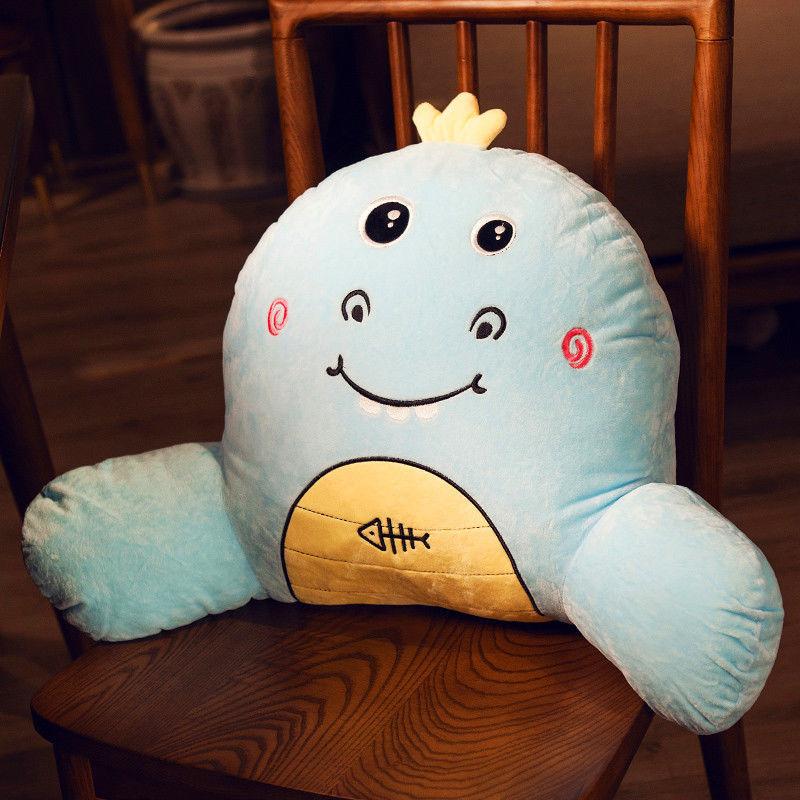 Seat Lumbar Plush Pillow Sedentary Pillow Office Lumbar Cushion Work Lumbar Back Cushion Children Sleeping Plush Doll Pillow