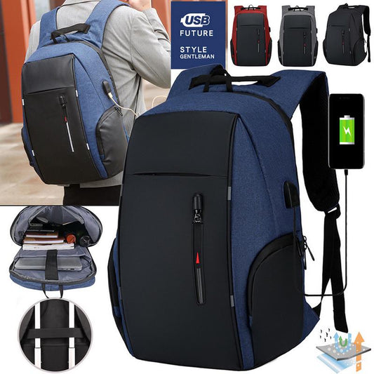 Fashion Backpack Men Backpack Usb Charging Waterproof Laptop Backpack Male Business Bag