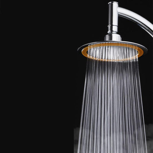 Pressurized Shower Head High Pressure Shower Household Top Spray Water Heater Universal Rain Shower Head Bath Flower Wine Set