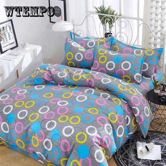 New  Circle Home Textiles Side Japanese Simple Style Bedding Set Decorative Bedclothes Bed Linen