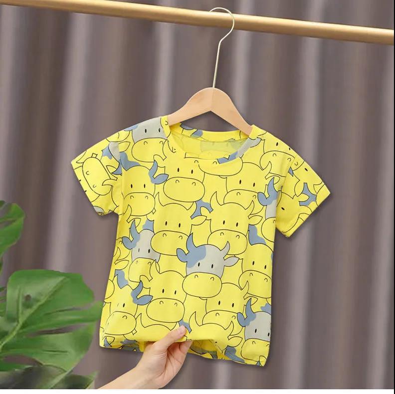 Boys' T-shirts Children's Clothing Summer Clothes Children's Short-sleeved T-shirts Children's 2 Years Old Thin Top