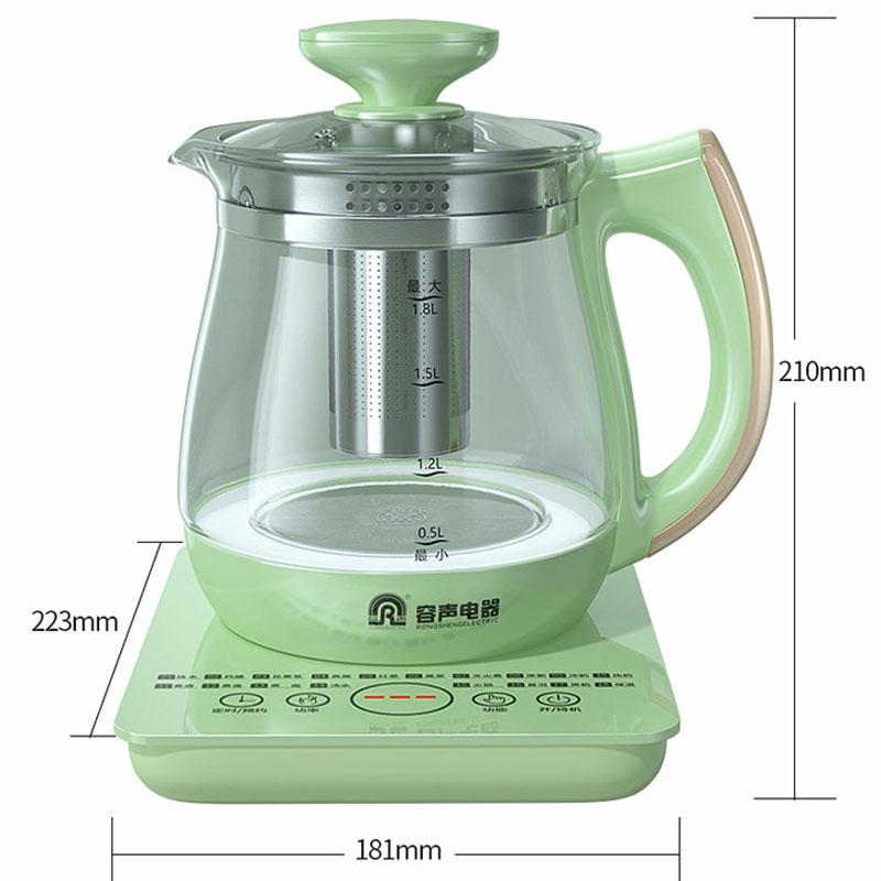 Multifunctional Automatic Office Flower Tea Maker Household Small Electric Kettle Heat Preservation and Health Glass Teapot