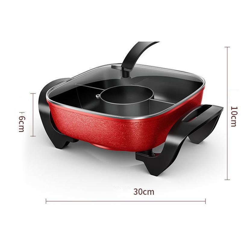 Electric Cooker Household Electric Pot Multi-function Cooking Pot All-in-one Electric Frying Pan Roasting Non-stick Pan